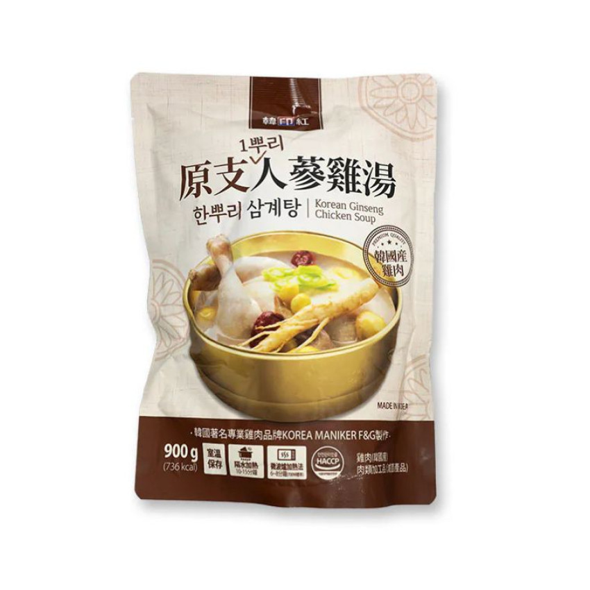 韓印紅原支人蔘雞湯/900g 