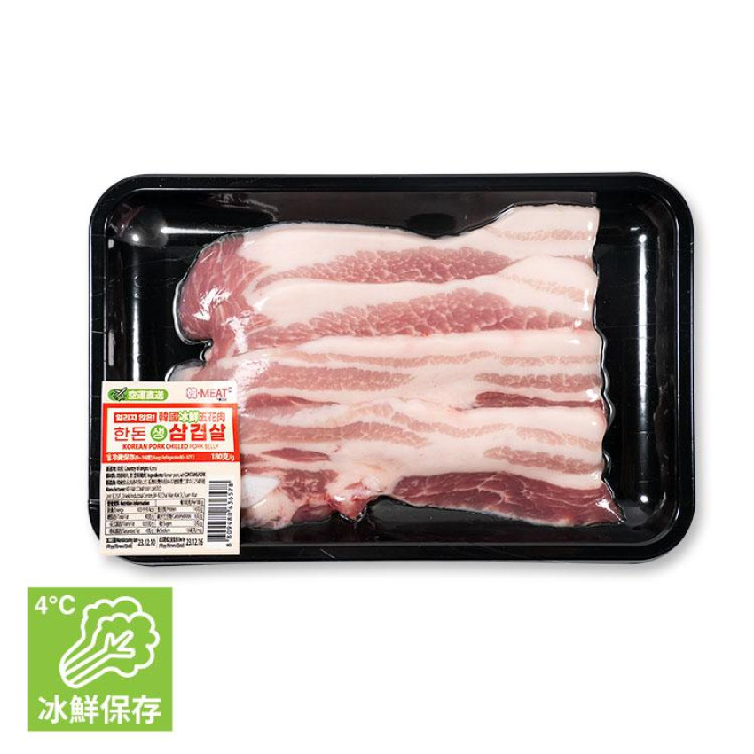 韓國冰鮮五花肉/180g