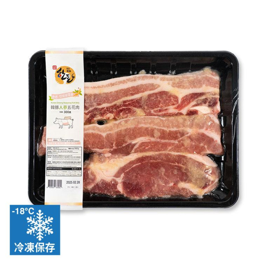 韓豚人蔘五花肉/300g