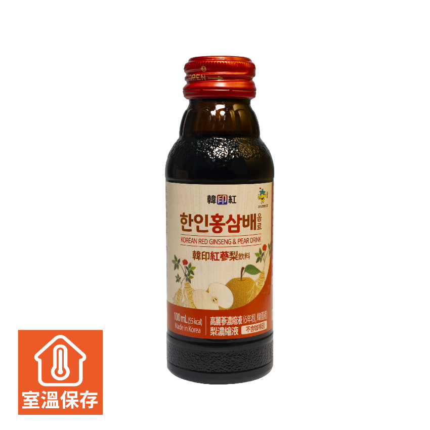 [韓印紅]蔘梨飲料/100ml