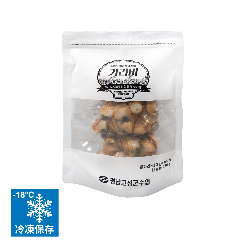 [水協] 紅扇貝/250g