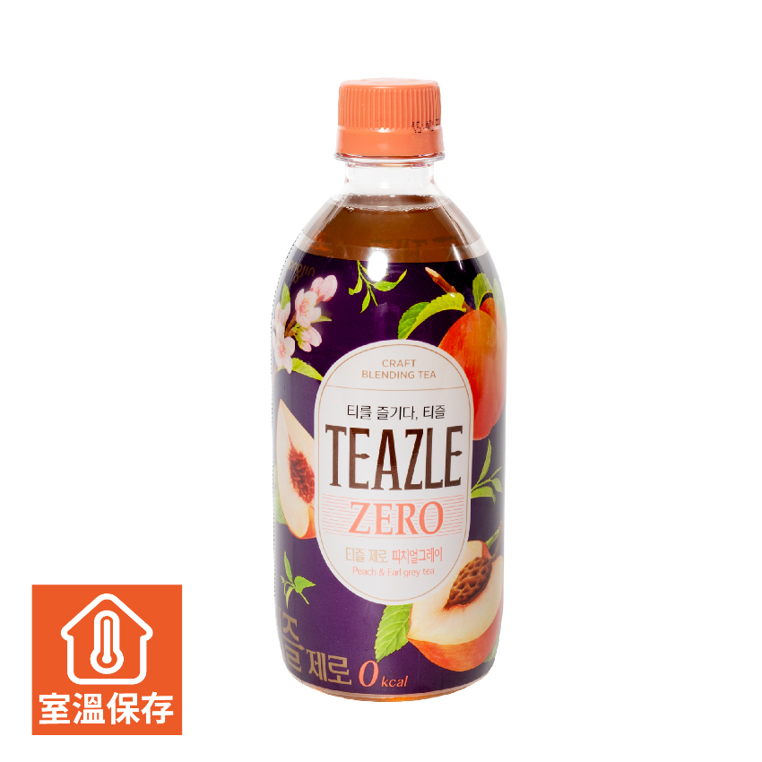 [熊津]零糖水蜜桃伯爵茶/500ml